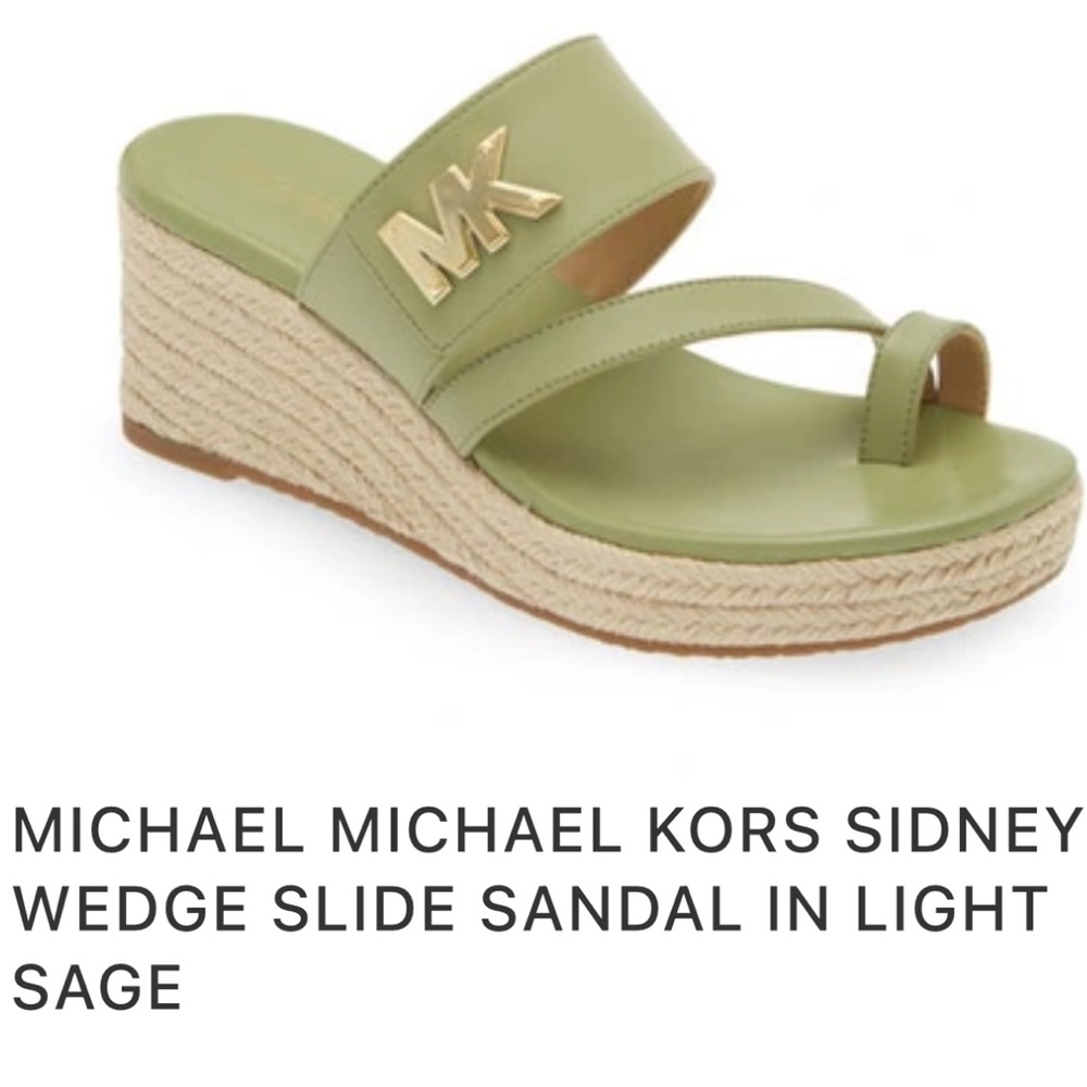 MICHAEL KORKS WEDGE SANDALS